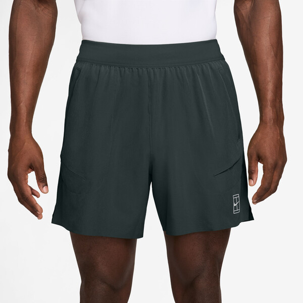 Nike Court Advantage 6" Short (M) (Black Spruce)