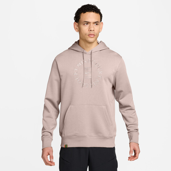 Nike Court Heritage Fleece PO Hoodie (M) (Silt Red)