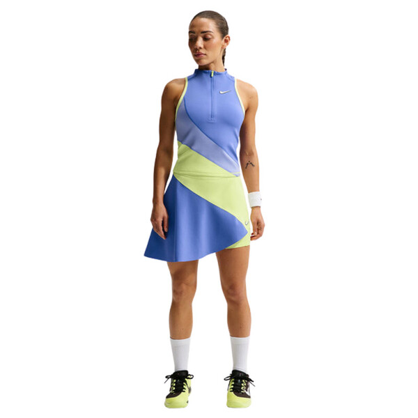 Nike Court Slam HR Skirt OZ (W) (Sapphire/Yellow)