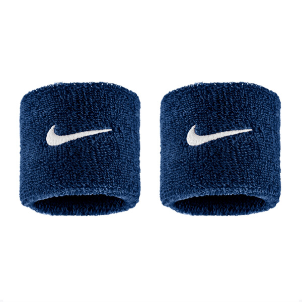 Nike Swoosh Classic Wristbands (2x) (College Navy)