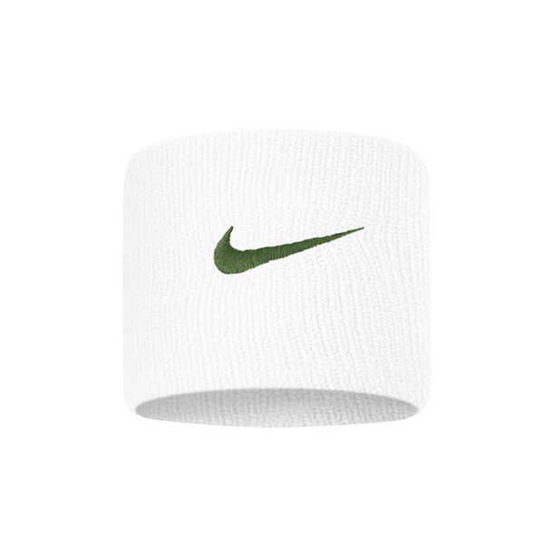 Nike Tennis Premier Wristbands (2x) (White/Gorge Green)