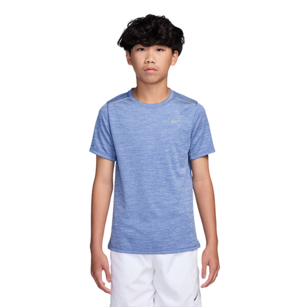 Nike Dri-FIT Miler Kids' Short Sleeve Top (Lapis)