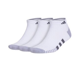 adidas Men's Cushioned 3.0 Low Cut 3-Pack (White)