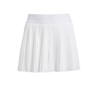 adidas Girls' Club Pleated Skirt (White)