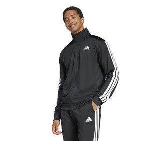 adidas 3 Stripes Track Jacket (M) (Black)