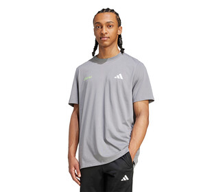 adidas Tennis US Graphic Tee (M) (Grey)