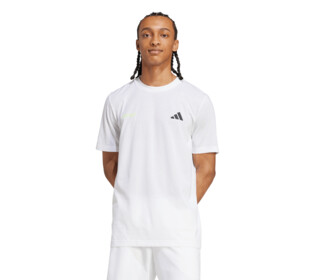 adidas Tennis US Graphic Tee (M) (White)