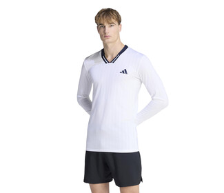 adidas Wow Long Sleeve Top (M) (White)