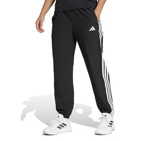 adidas Train Essentials 3 Stripes Woven Pant (W) (Black)