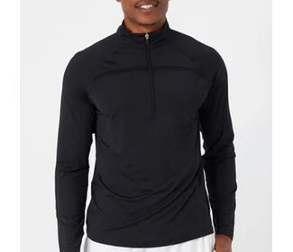 FILA Essentials Half Zip Top (M) (Black)