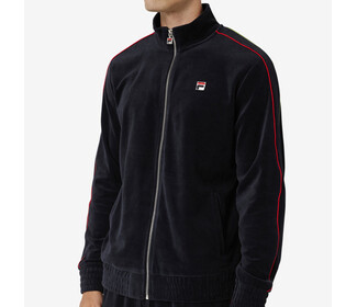 FILA Deverall Velour Jacket (M) (Black)