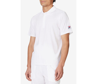 FILA Essentials Short Sleeve Polo (M) (White)