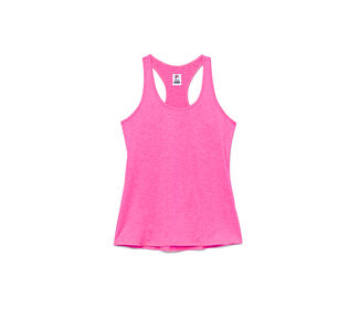 FILA Pickleball Heathered Racerback Tank (W) (Pink)