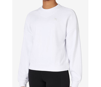 FILA Elevated Essentials Crew Sweatshirt (W) (White)