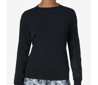 FILA Fi-Lux Relaxed Sweatshirt (W) (Black)