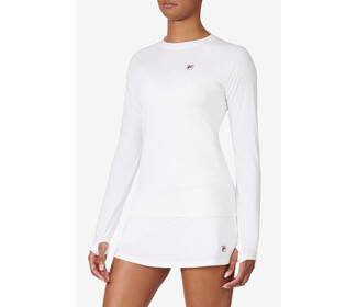 FILA Essentials UV Blocker Long Sleeve (W) (White)