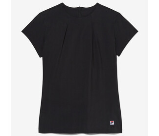 FILA Essentials Short Sleeve Top (W) (Black)