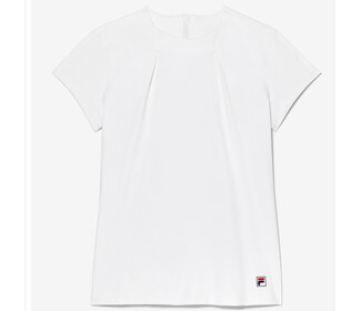 FILA Essentials Short Sleeve Top (W) (White)