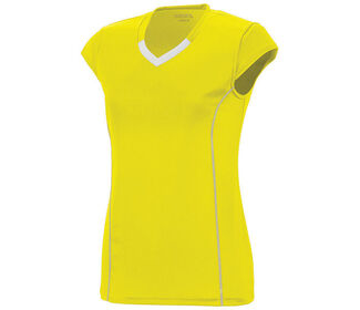 Augusta Blash Short Sleeve Jersey (W) (Yellow)