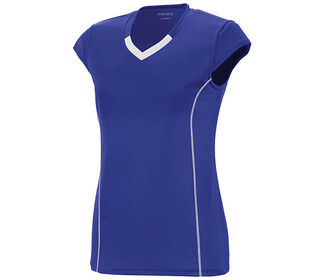 Augusta Blash Short Sleeve Jersey (W) (Purple)