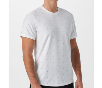 K-Swiss Shield Short Sleeve Crew (M) (White)