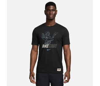 Nike Court Dri-FIT Graphic Tee (M) (Black)