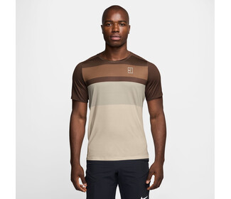 Nike Court Advantage Printed Top (M) (Cacao)