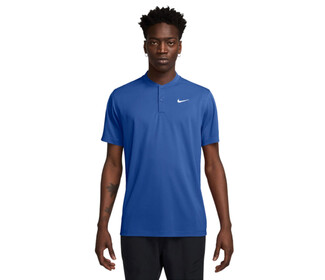 Nike Court Dri-FIT Blade Solid Polo (M) (Comet Blue)