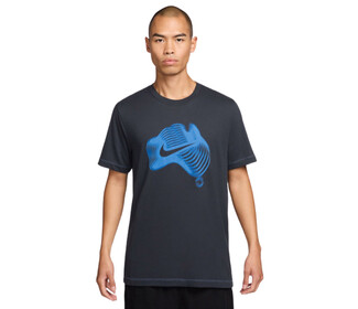 Nike Court Dri-FIT OZ Open Tee (M) (Dark Obsidian)