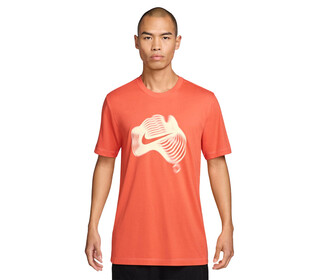 Nike Court Dri-FIT OZ Open Tee (M) (Turf Orange)