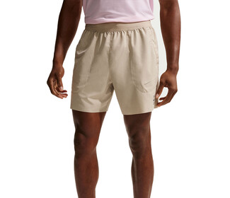 Nike Court Advantage 6" Printed Short (M) (Desert Khaki)