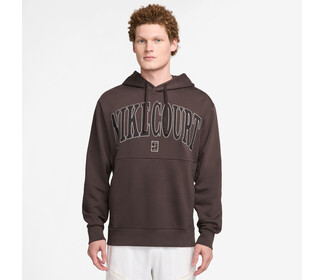 Nike Court Heritage Fleece Hoodie (M) (Baroque Brown)