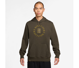 Nike Court Heritage Fleece PO Hoodie (M) (Dark Hazel)