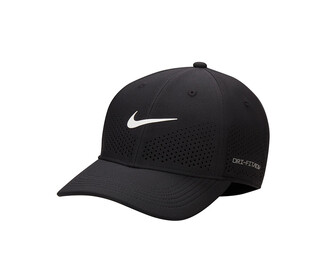 Nike Dri-FIT Advantage Club Swoosh Cap (Black)