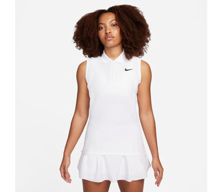 Nike Dri-FIT Victory Sleeveless Polo (W) (White)