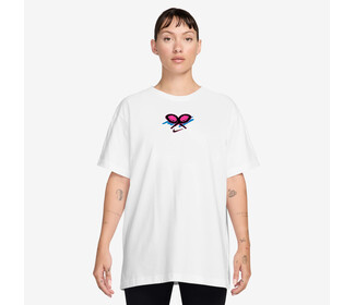 Nike Dri-FIT Slam Short Sleeve Tee OZ (W) (White)