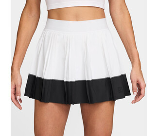 Nike Court Advantage Pleated Stripe Skirt (W) (White)