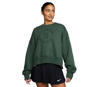 Nike Court Heritage Phoenix Fleece Crew Sweatshirt II (W) (Fir)