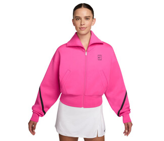 Nike Court Advantage Full-Zip Jacket (W) (Laser Fuchsia)