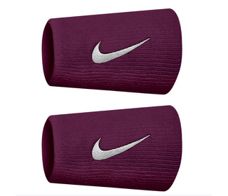 Nike Tennis Premier Double Wristbands (2x) (Bordeaux)