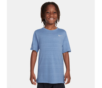 Nike Dri-FIT Miler Boys Short Sleeve Top (Blue Beyond)