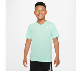 Nike Dri-FIT Miler Boys' Short Sleeve Top (Mint Foam)