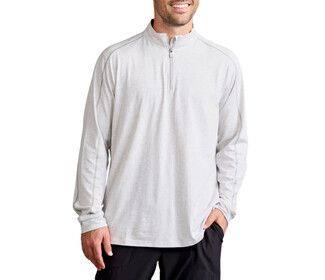 tasc Carrollton 1/4 Zip Top (M) (Marble Heather)