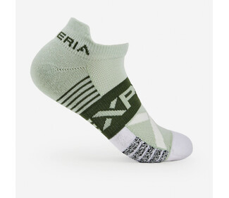 Thor-Lo Experia Ultra Light Padding No-Show Tab (Green/White)