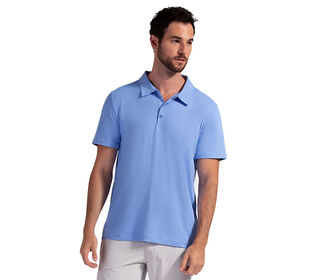 BloqUV Short Sleeve Polo (M) (Indigo)