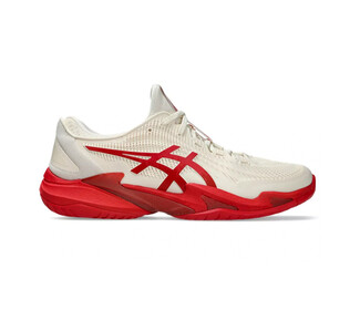 ASICS Court FF 3 Novak (M) (Cream/Classic Red)