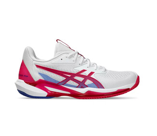 ASICS Solution Speed FF 3 Clay (W) (White/Bright Rose)