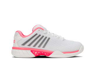 K-Swiss Hypercourt Express 2 Wide (W) (White/Neon Pink)