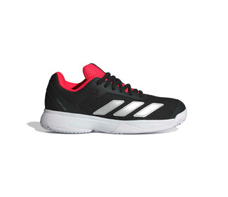 adidas Courtflash Kids' (White/Silver)