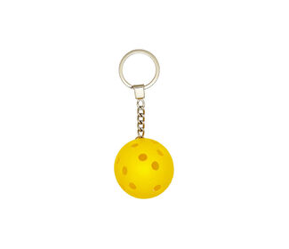 3D Pickleball Keychain (Yellow)